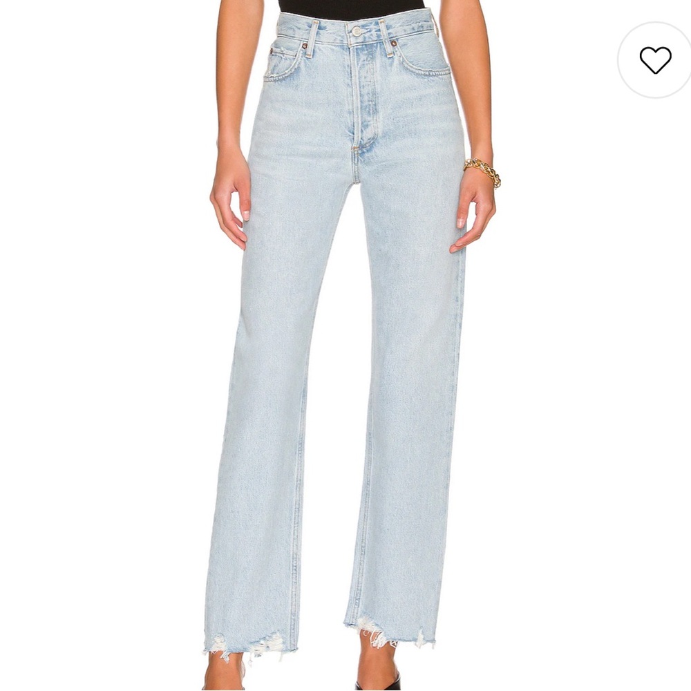 Agolde 90's Pinch Waist Jeans in Imitate Wash